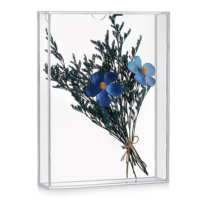 Wholesale Transparent Diamond Polished Artwork Framing 3D Acrylic Shadowbox Frames