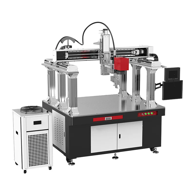 Oscarlaser Gantry galvanometer prismatic cell laser welding machine Monomer battery laser welding machine