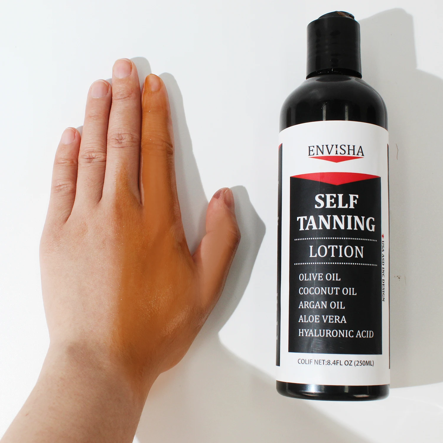 Organic Vegan Tanning Lotion Gel UV Sun Protection Body Bronzer Skin Care Moisturizing Browning Product Tanning Cream Lotion