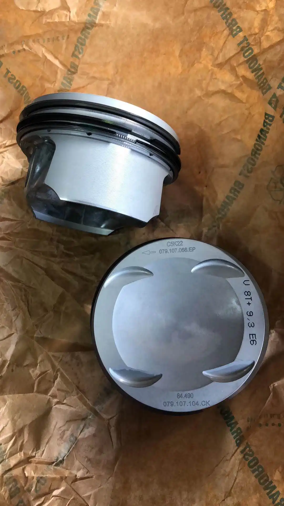 KUSIMA auto parts engine piston for Audi / Bentley 4.0t R8 high power CTGA/CTFA/CTG OE number 079 107 066