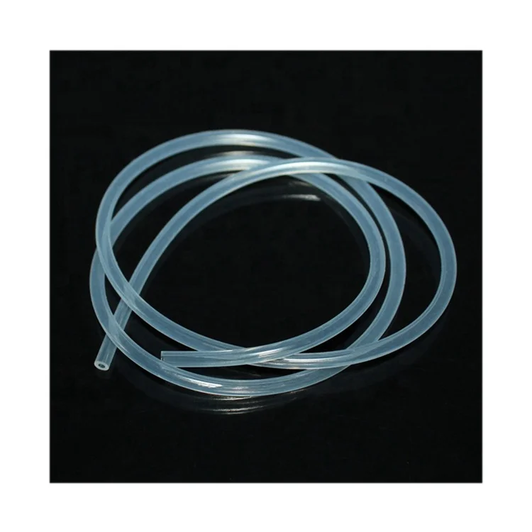 Custom small diameter clear flexible capillary micro extrusion tube silicone rubber hose tubing