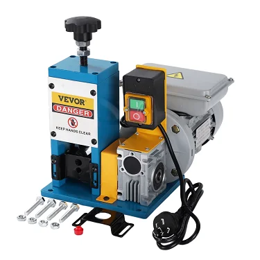 High speed home using small electric scrap copper cable stripping machine automatic scrap wire recycling stripper machine