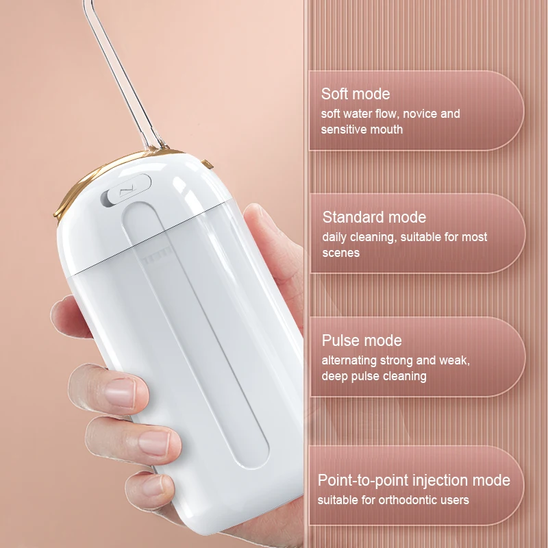 Pakiss usb rechargeable water flosser oral b water flosser mini electric travel waterflosser