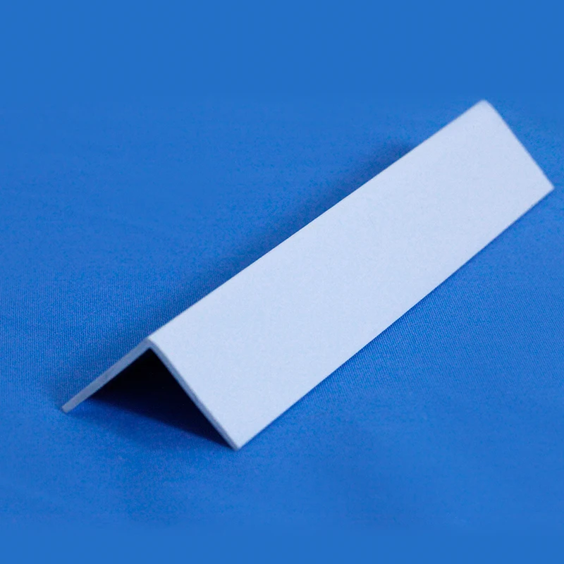Strong 90 Degree Rigid Black White Beige Plastic PVC Pallet Angle, Plastic PVC Corner Guard