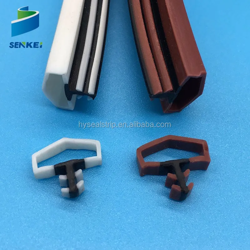 
TPE or Silicone Rubber Weather Stripping Soft Serious R-001 4*4*8mm 