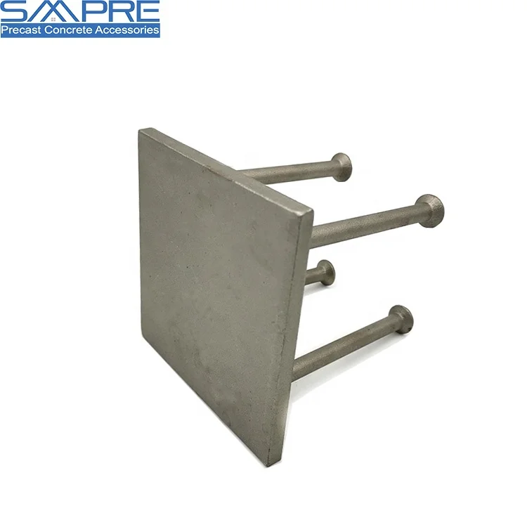 Customize Carbon Steel Nonstandard Precast Concrete Girder Beam Railway Project embedded Parts Plates