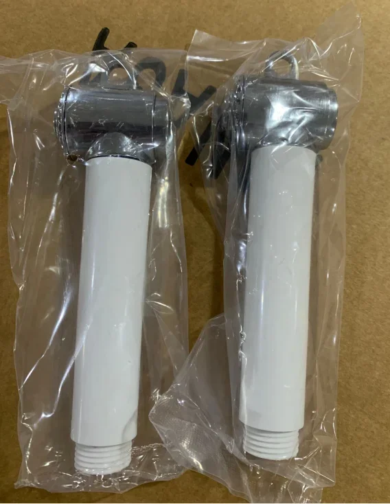 JB-22B chrome and white plastic bathroom shattaf ABS handheld bidet sprayer for toilet wc