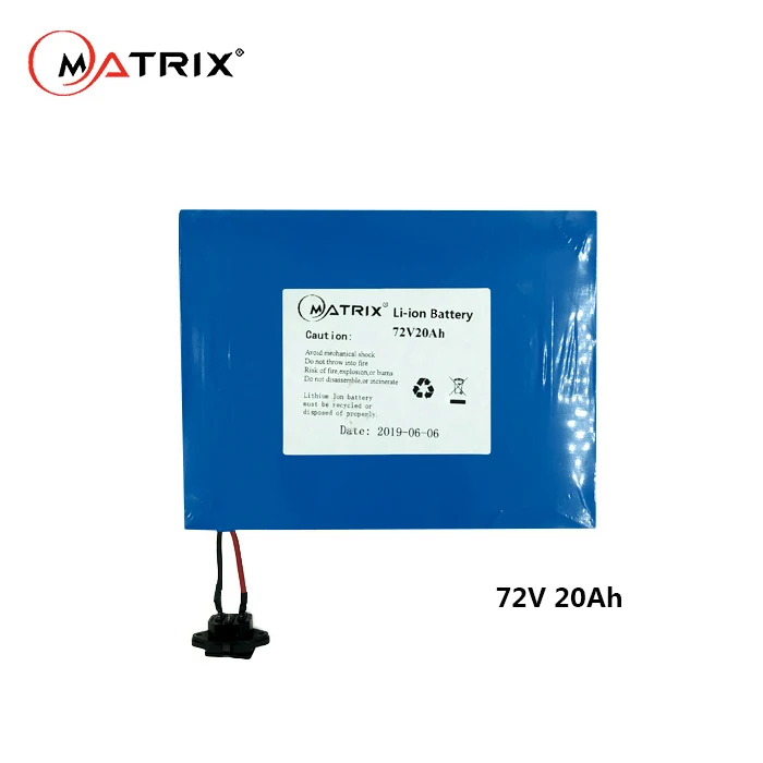 Electric tricycle battery pack 72V 20ah  lithium ion battery pack for scooter bike motorcycle boat toy car tools cart