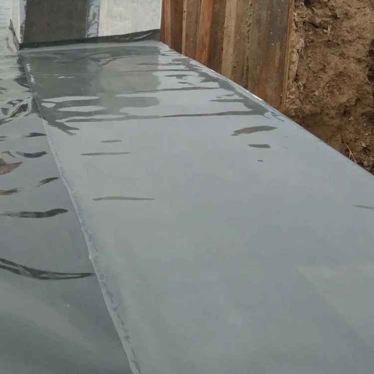 EPDM 1.2mm 1.5mm Rubber Roofing Geomembrane Reinforced Waterproof Construction Sheet for Swimming Pool Membrane