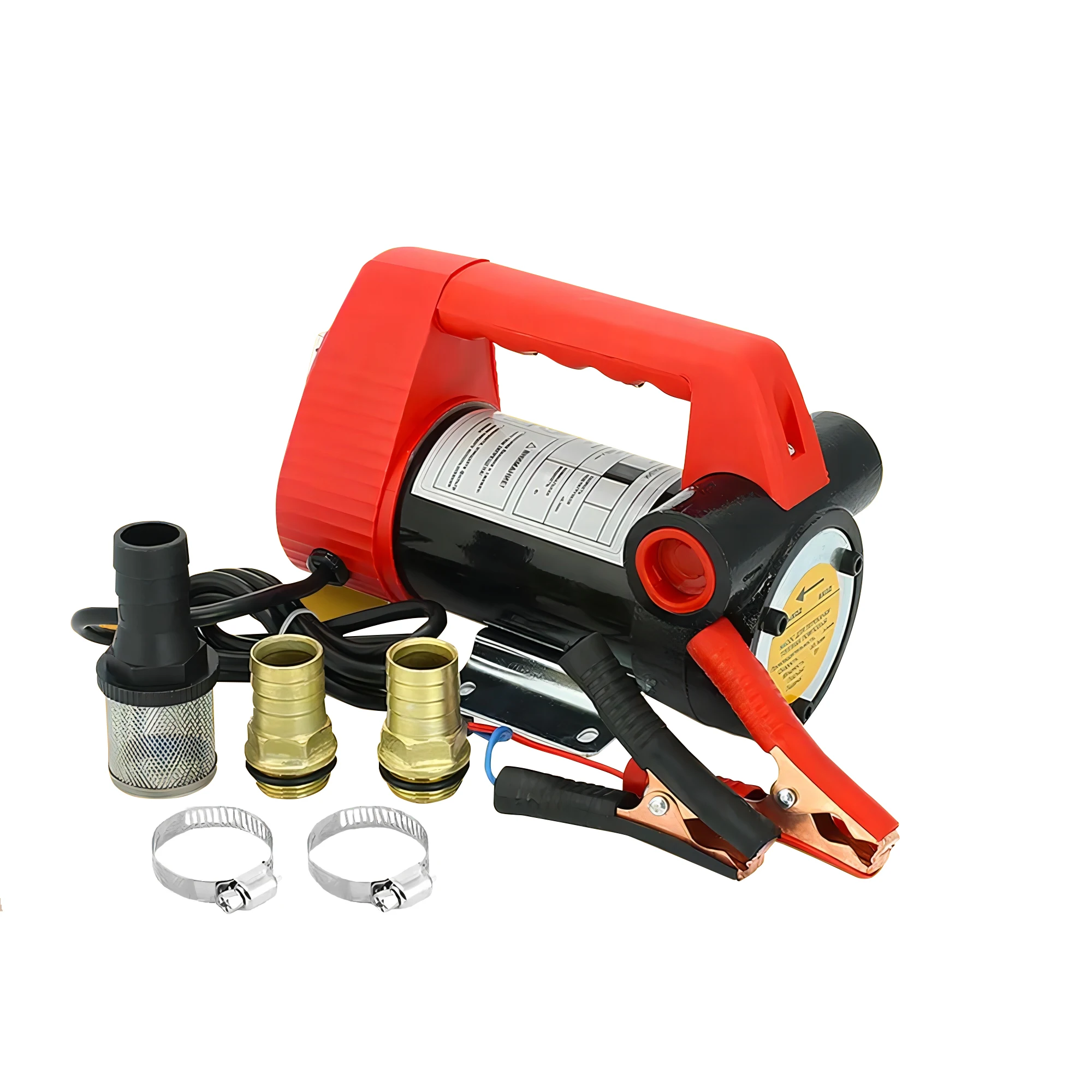 12 В/24 В самовсасывающий насос 40 л/мин электрический дизельный топливный масляный