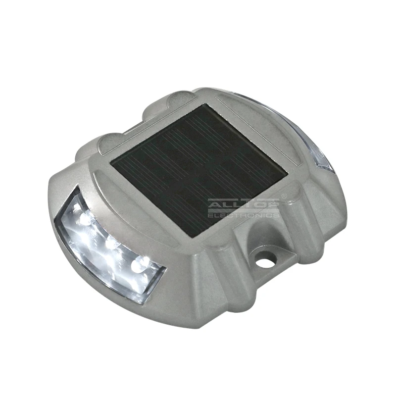 
ALLTOP 6LED Waterproof Aluminum Flashing Outdoor Road Driveway Seaport Dock Path Ground Road Stud Light 