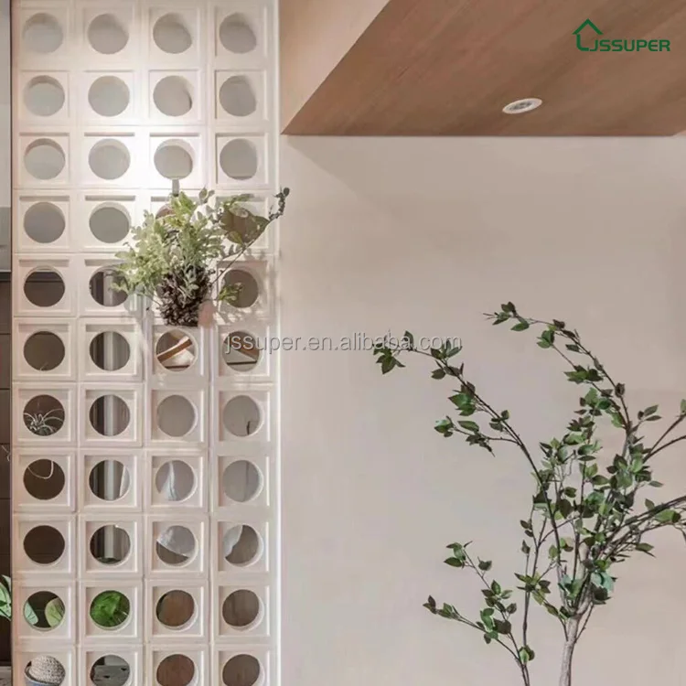 Внутренний и открытый китайский настенный высококачественный цементный огнестойкий Настенный Круглый дырочный кирпич