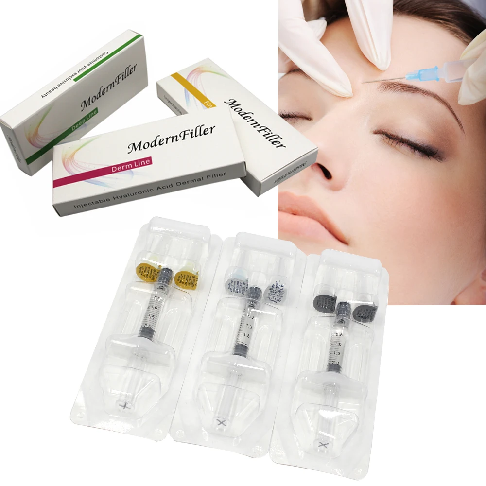 
2ml Factory Anti aging hyaluronic acid dermal filler hydrogel butt injections for sale 