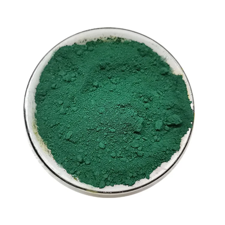 Manufacturers sell low iron oxide green pigment green cement colorant iron hydroxide pigment