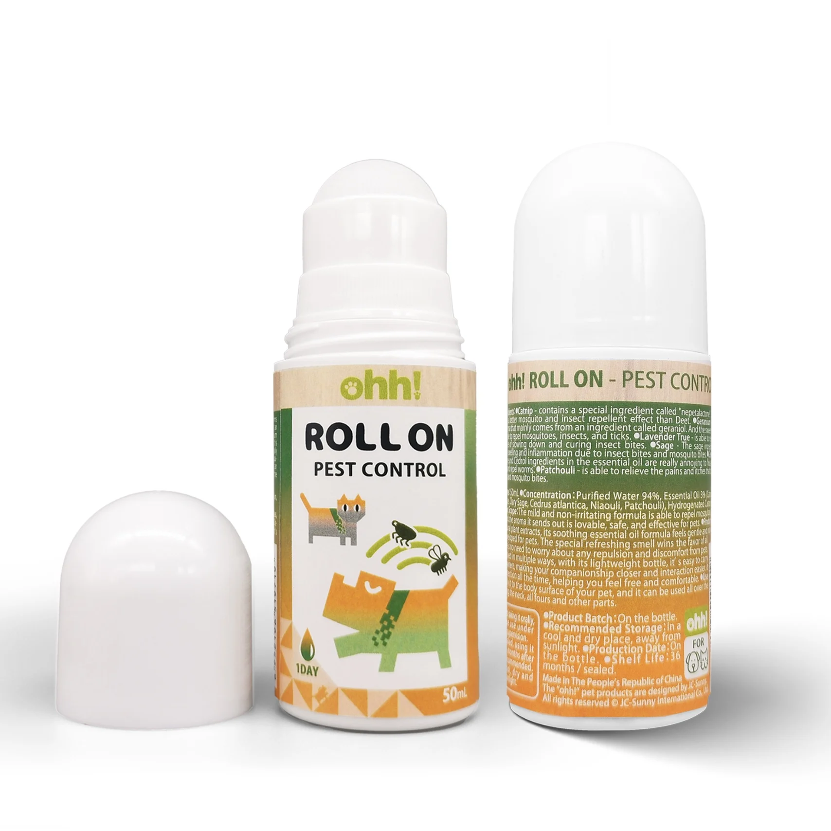 
Ohh Roll on pet products supply organic natural pest Control 