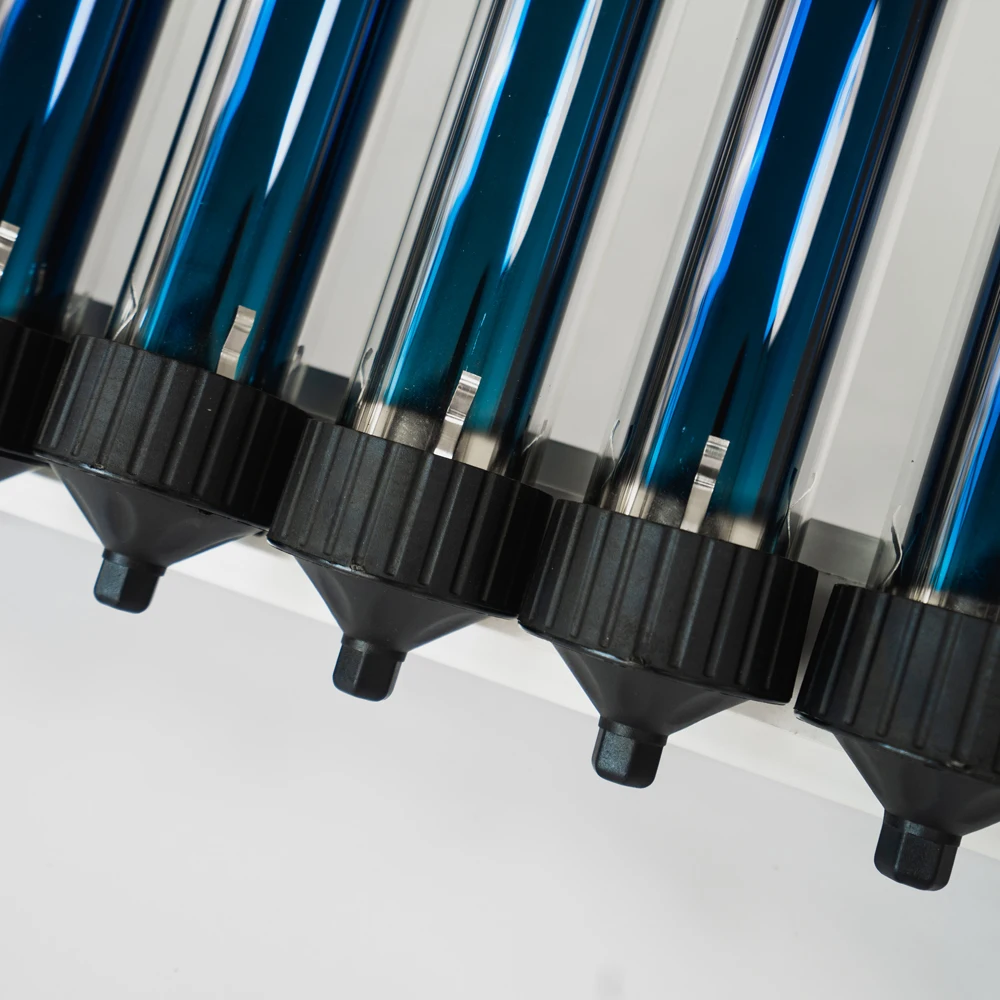 three target solar tube solar evacuated vacuum tube collector water heater