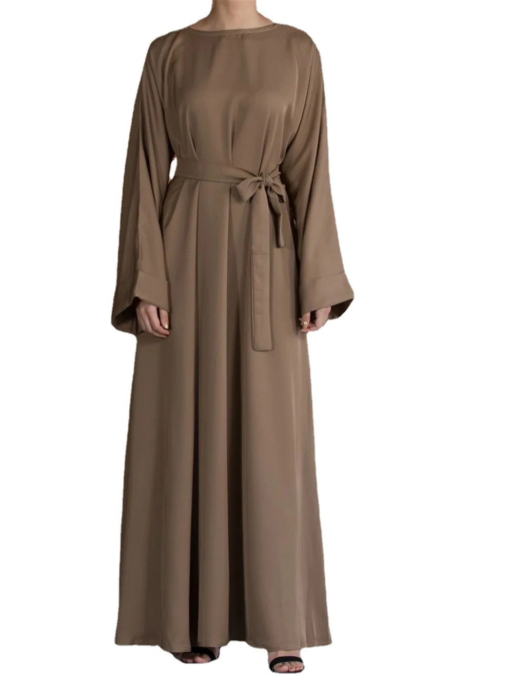 New Custom Abaya Muslim Dresses Abaya Dubai Afghan With Long Sleeves Islamic Clothing For Women