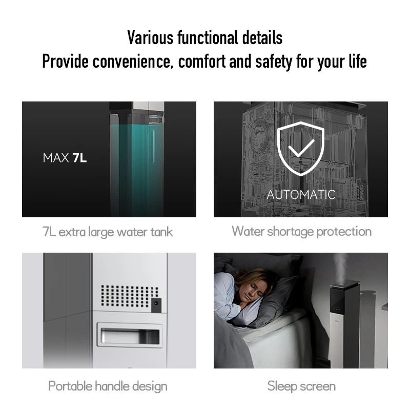 360 degree full house large area 7L commercial essential oil diffuser floor standing ultrasonic humidifier lobby hotel