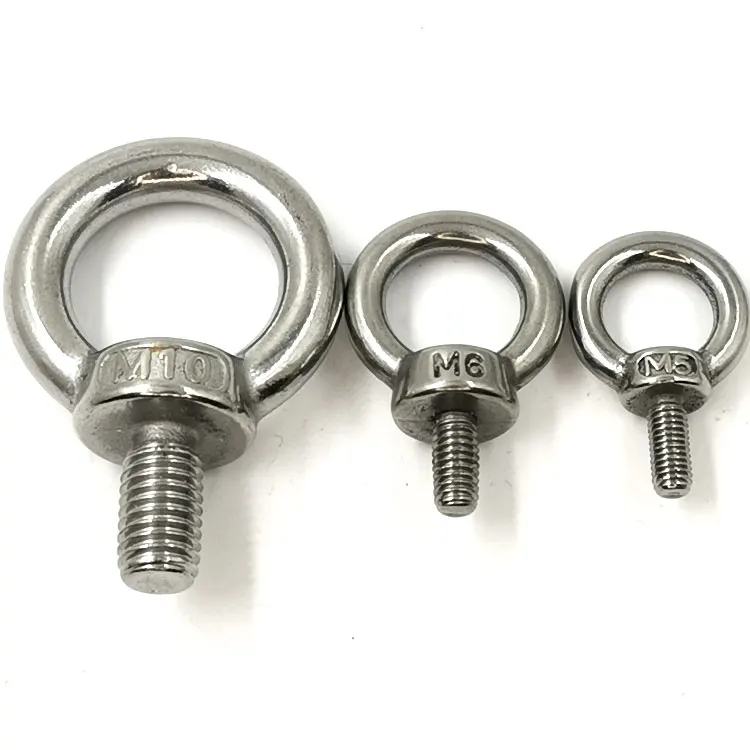 China supplier High Quality China manufacturer DIN 580 Eyebolt Stainless steel 304/316 Rigging Eye bolt