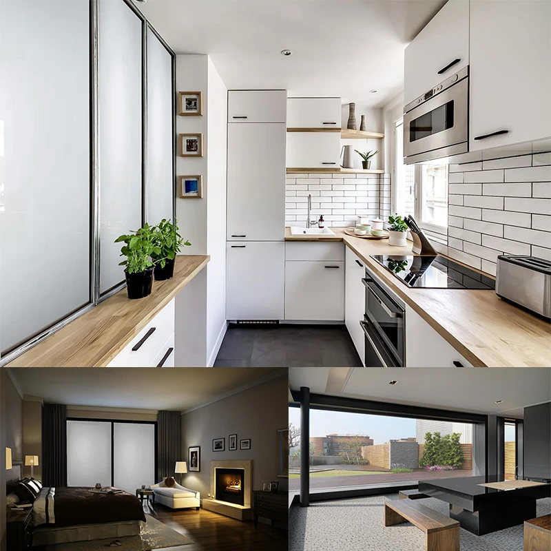 Dark Grey/black  Window Glass Film Electronic Smart Tint PDLC Switchable Smart Film