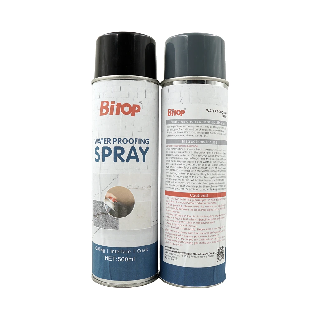 Outdoor hot sale black/ white / grey waterproof spray for floor crack