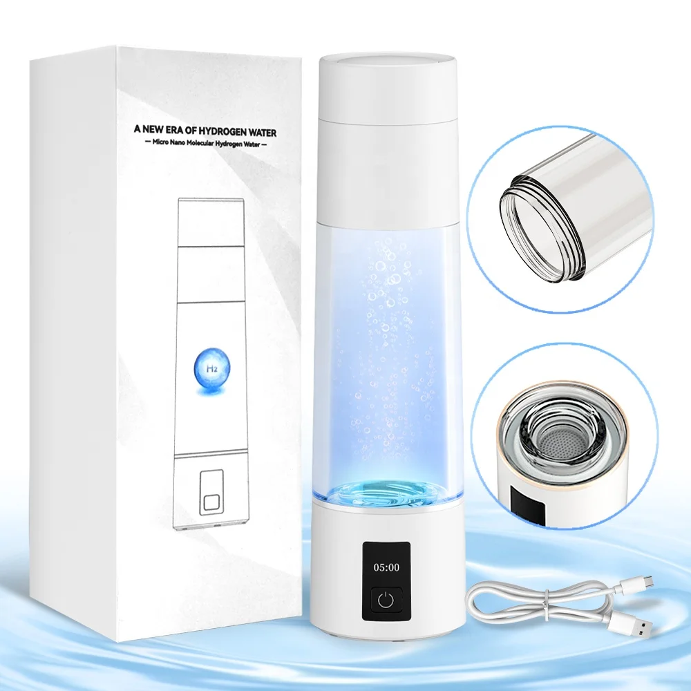 270Ml Rechargeable Hydrogen Water Cup Potable Hydrogen Water Bottle Handheld Hydrogen Generator