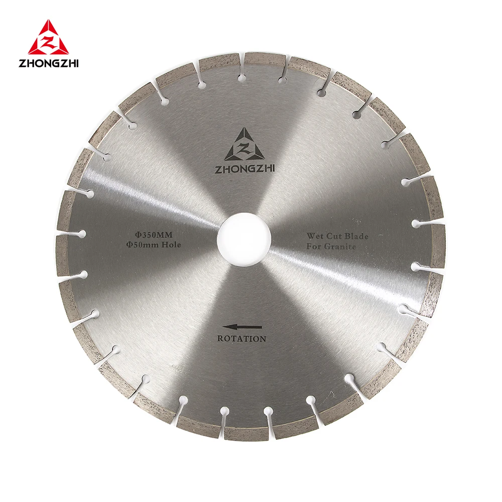 Arix Silent Diamond Saw Blade with Slant Segment for Hard Rock Granite Cutting