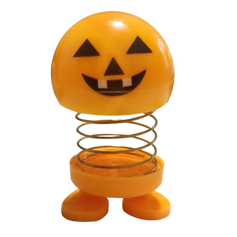 Cute Shaking Head Dolls Creative Spring Dancing Doll Toy For Car Dashboard Home Desktop Decoration Kids Toys Halloween Styling