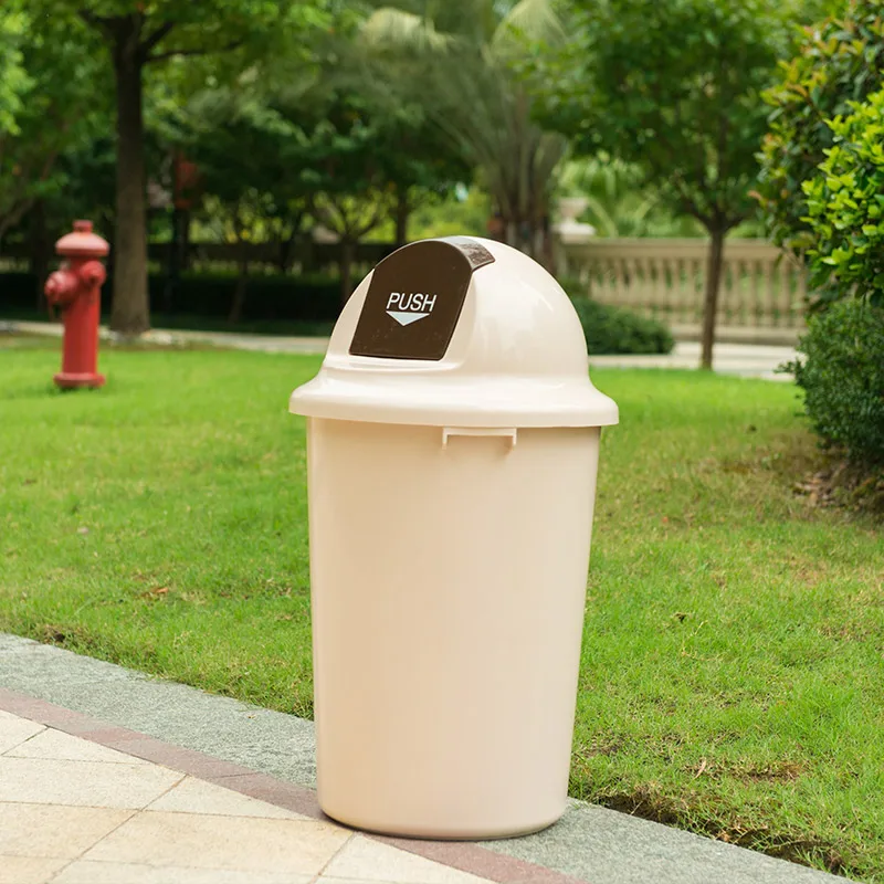Cheap 70l Plastic Office Rubbish Trash Waste Recycling Bin Dustbin With Lid For Home And Office Use