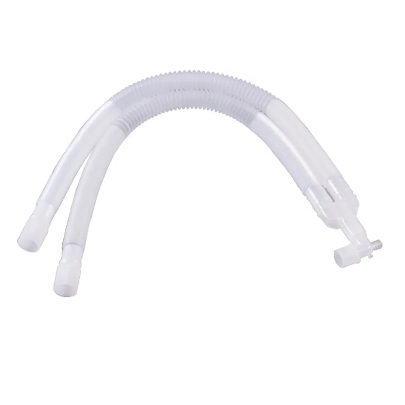 Medical Aedeatric Breathing Circuit Tube Customizable Disposable Extendable PP Anesthesia Breathing Circuit Corrugated