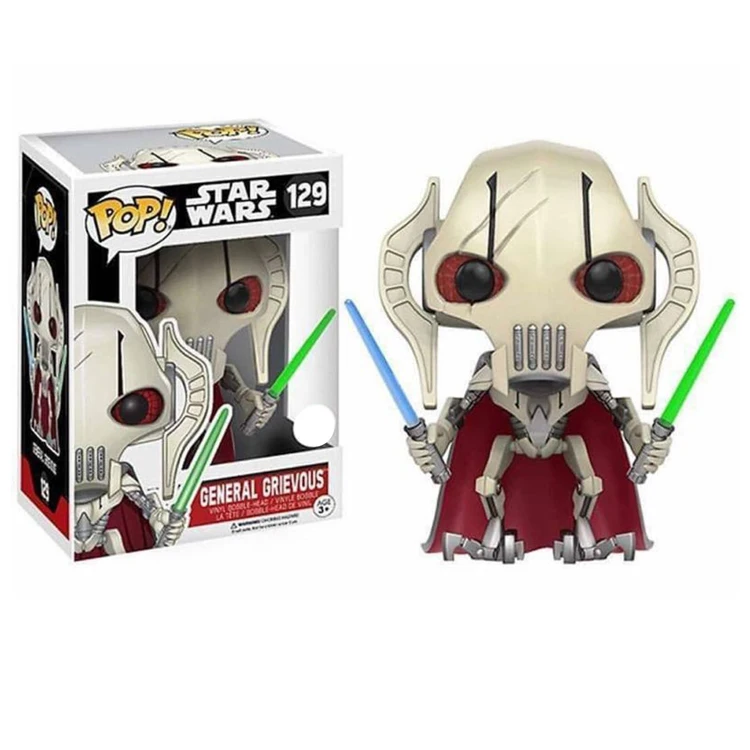 Экшн-фигурка Funko Pop Звездные войны #129 генерал гривус #29 королева Амидала Коллекционная модель игрушки 10