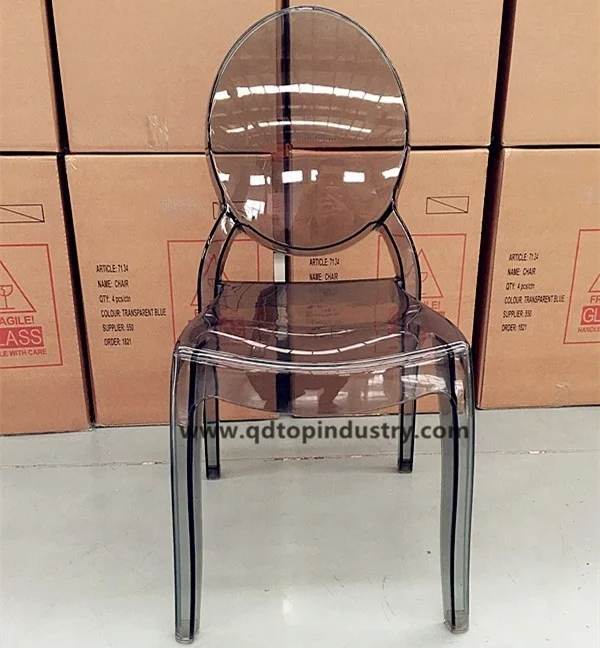 Smoke Sophia clear Chair