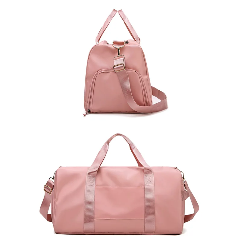 Factory Customizable Logo Women Travelling Duffle Bag Printing Brand Sports Gym Bag Promotion Custom Travel Bag with Logo