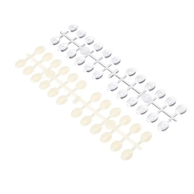 Natural Clear Candy shape Color chart Nail Art Uv gel polish Color Display Chart Practice Style Tips Tool