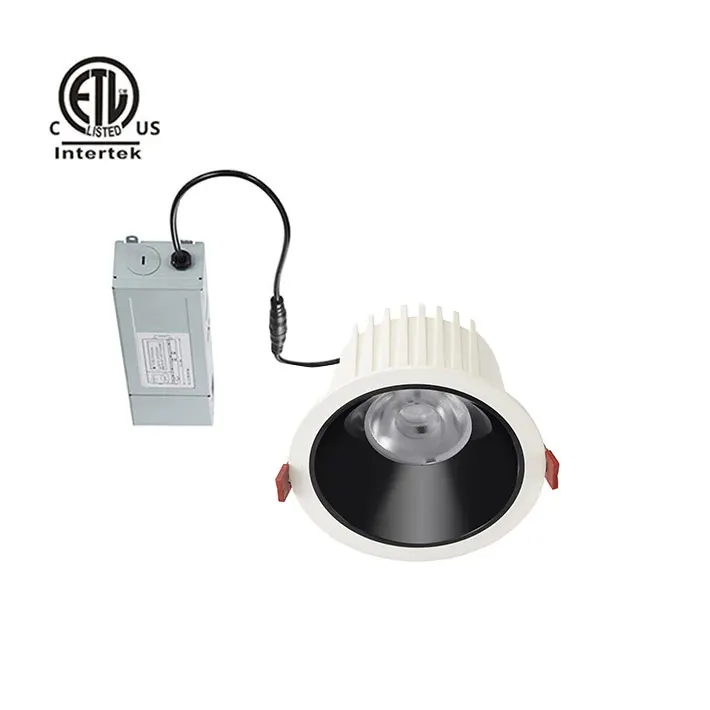 Daytonled Uranus Series COB SMD ETL List North America Commercial Anti-glare CRI90 CRI95 ceiling downlight