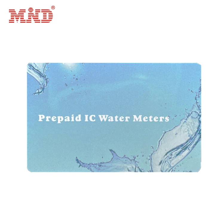 Factory Fast Delivery Waterproof Lf Tk4100 Chip Pvc Rfid Card Prepaid Ic Water Meter