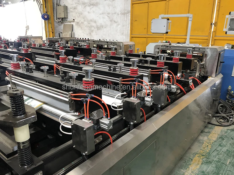 full automatic pe pp three side sealing zipper bag making machine