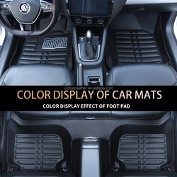 China Carpet Factory 3D Car Floor Mat High Quality 5D Leather Car Mat For Tesla model 3