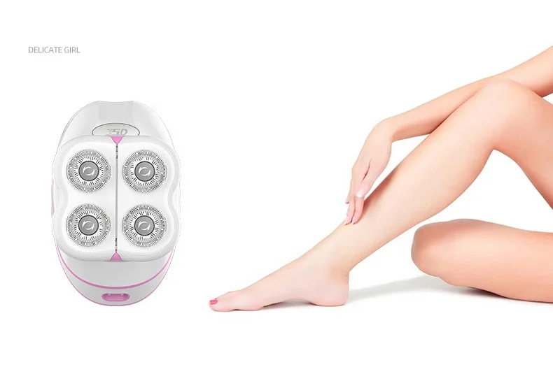 3 in 1 Multifunctional Electric Shaver for women Waterproof & Rechargeable Body Lady Shaver