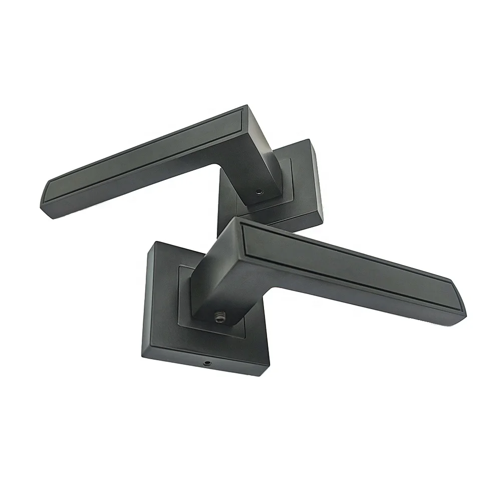 Model Z34 A935, Zinc alloy square escutcheons, Aluminum alloy handle