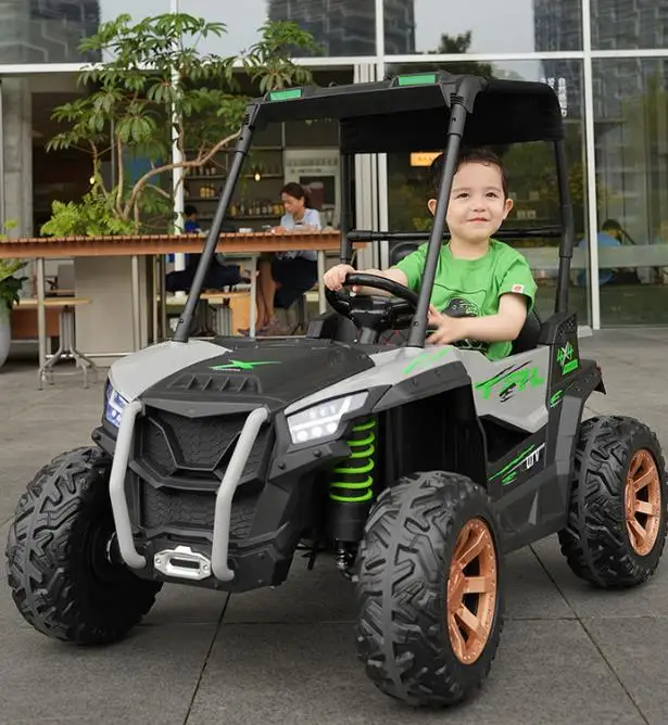 12V7ah Battery Rechargeable Two Seats High Quality Kids Ride On Off Road Car for 12 years