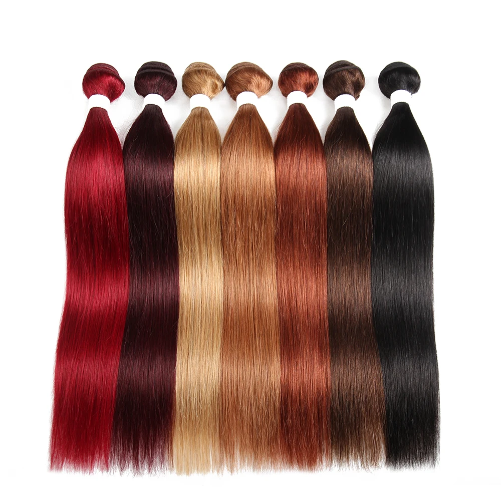 Wholesale virgin unprocessed Malaysian bone straight natural color  human hair bundle extension