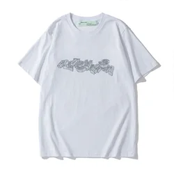 CQNN663 Summer Wear 3d Graphic Print Short-sleeved O- Neck Loose Cotton T-shirts For Mens