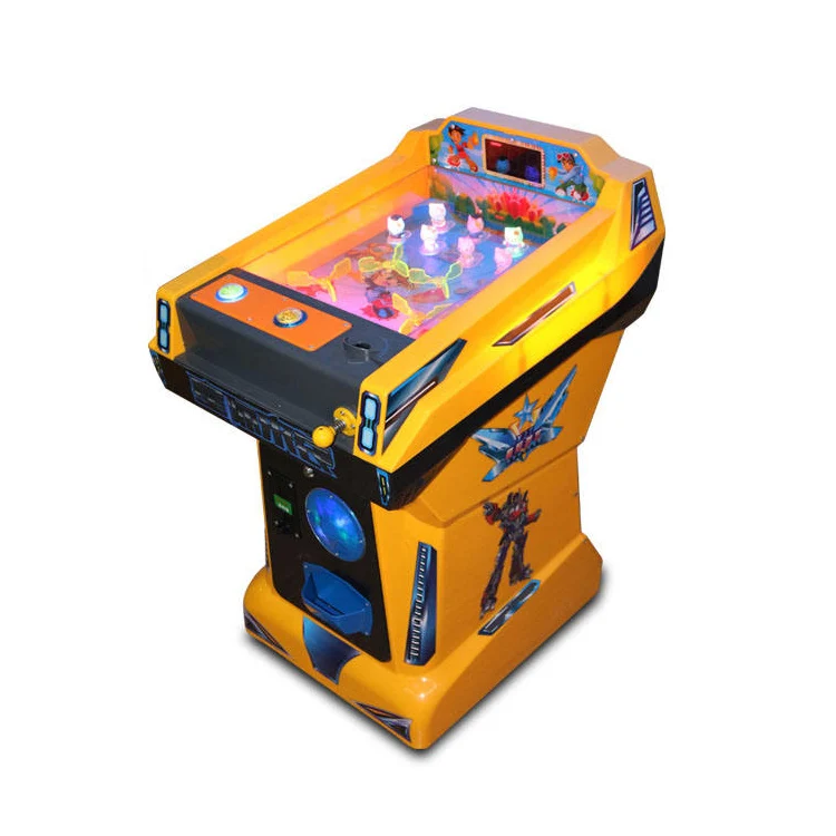 Coin operated shooting simulator amusement virtual 5 ball pinball arcade machine parts