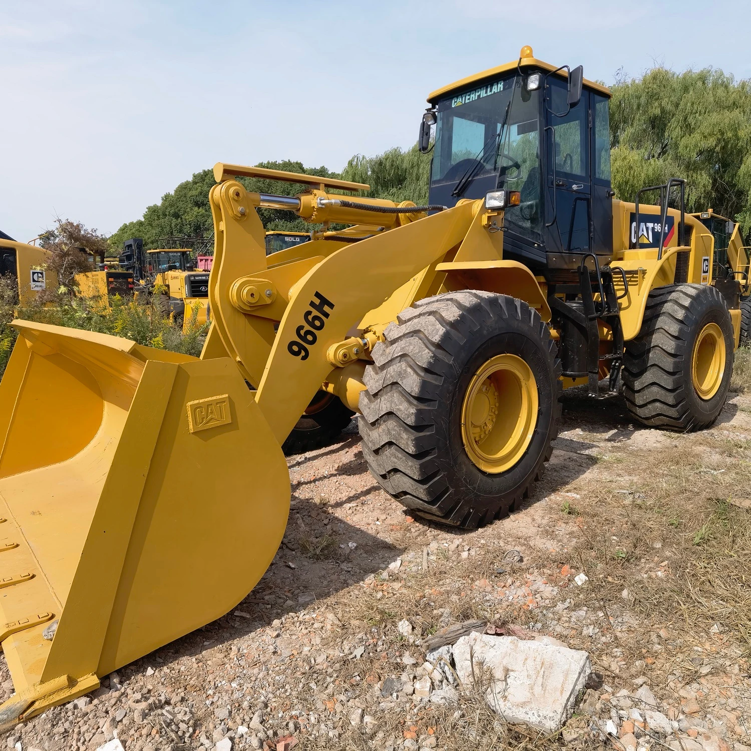 Фронтальный погрузчик caterpillar 966H б/у 950H 950 на продажу