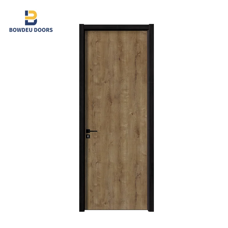 Simple Manufacturer Bedroom Internal Room Door Modern WPC Doors Waterproof Interior Wooden Door For Bathroom For House Interior