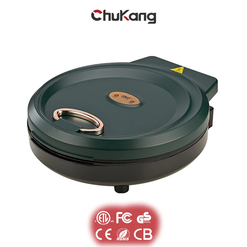 Chukang electric cake pan deepen double sided heating pancake pot suspended frying baking equipment manufacturer direct purchase