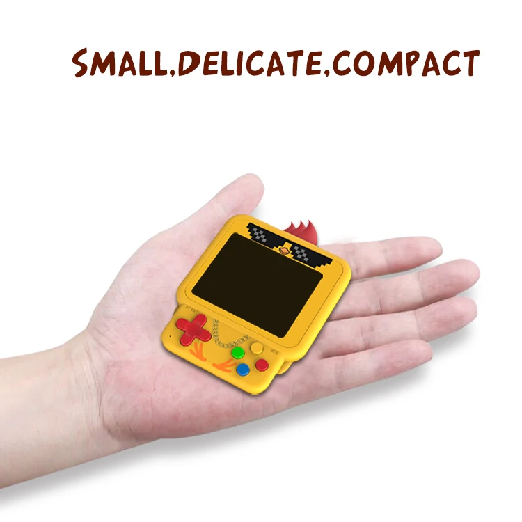 W1 3 Inch Handheld Retro Game Console cut chicken handheld game player 99 IN 1 Game Classic Console gamepad