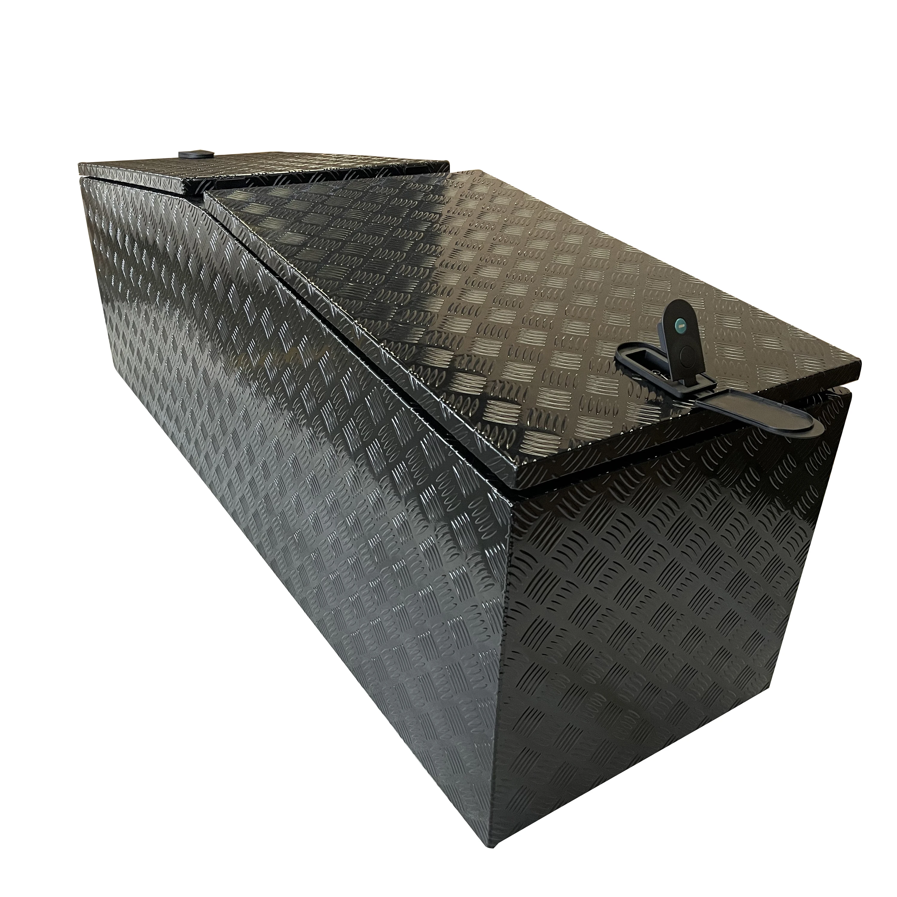 Алюминиевый контрольный Наклонный верхний поперечный настил с двумя крышками