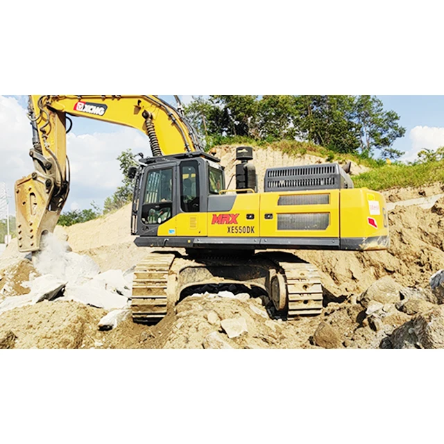 XE550DK China heavy machinery large hydraulic excavator crawler sales of 55 tons excavator